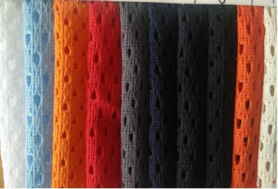 HP-YN  反光桃形網眼布  成份：100%滌綸  紗支75D 細節-1